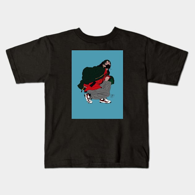 Girl Kids T-Shirt by llllleed